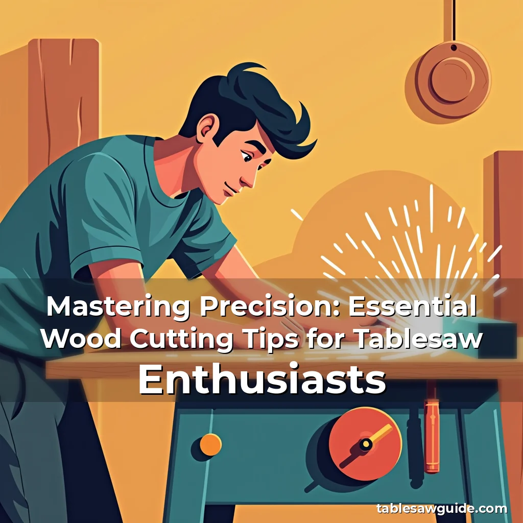 Artistic representation for Mastering Precision: Essential Wood Cutting Tips for Tablesaw Enthusiasts