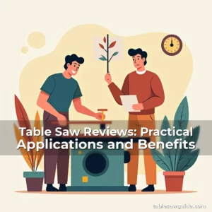 Artistic representation for Table Saw Reviews: Practical Applications and Benefits