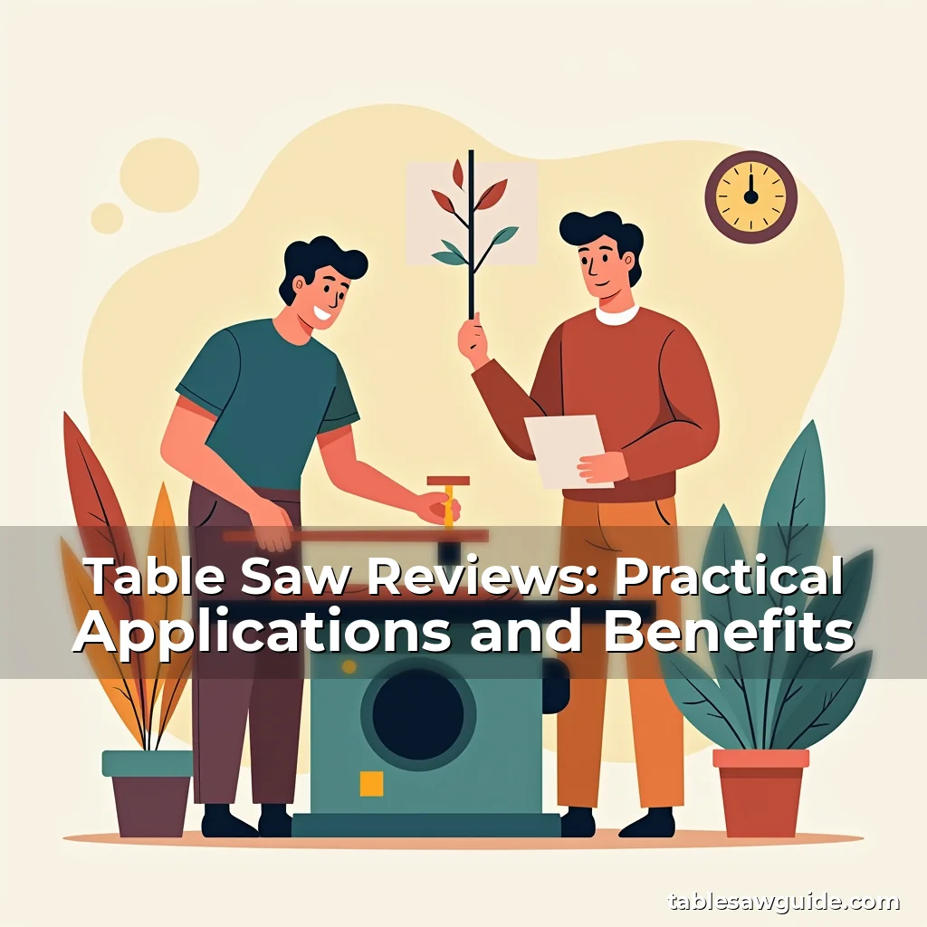 Artistic representation for Table Saw Reviews: Practical Applications and Benefits